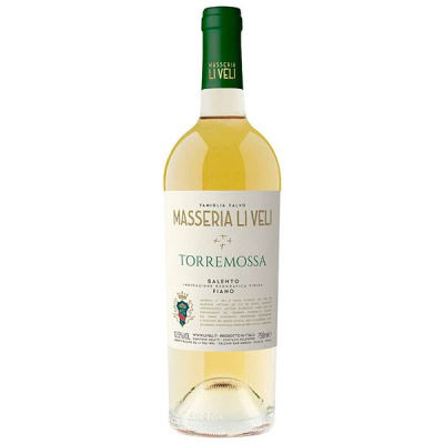 Вино Белое Сухое Masseria Li Veli Torremossa Fiano Salento 2021 0,75 л фото