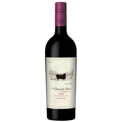 Вино Красное Полусухое Le Grand Noir Winemaker's Selection Grenache Syrah Mourvedre Pays d'Oc 2021 0,75 л фото
