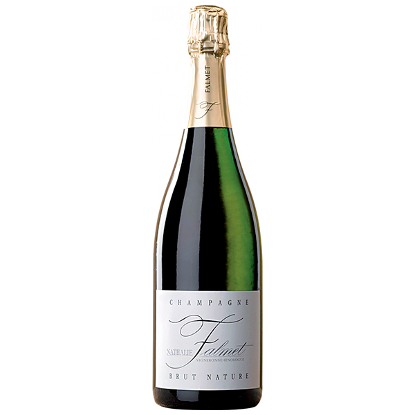 Вино игристое Белое Экстра Брют Nathalie Falmet Brut Nature Champagne 0,75 л фото