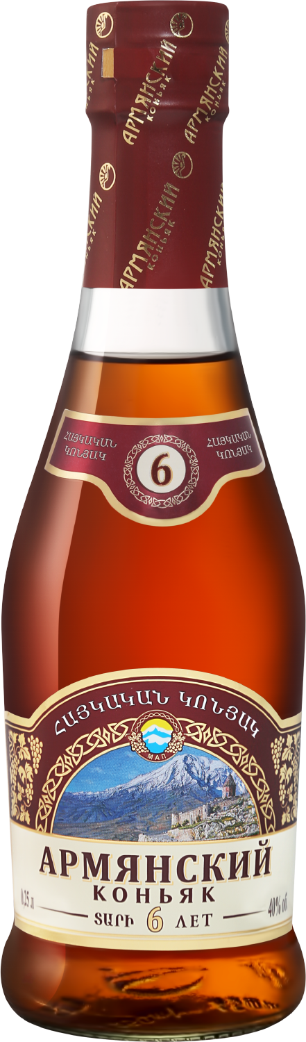Коньяк MAP Armenian Cognac 6 YO 0,25 л фото