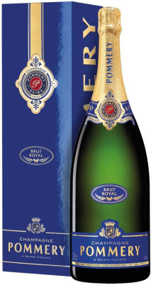 Шампанское Белое Брют Pommery Royal Brut Champagne in gift box 1,5 л фото