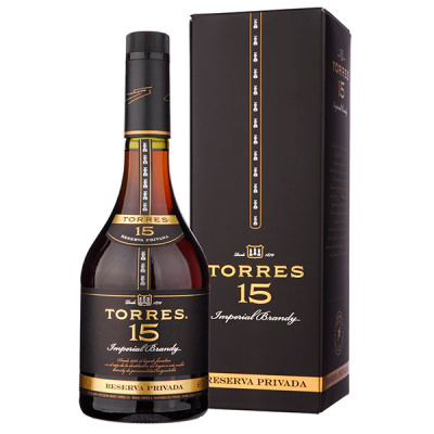 Бренди Torres 15 Reserva Privada in gift box 0,70 л фото