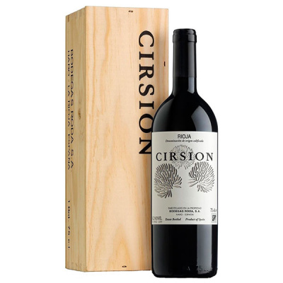 Вино Красное Сухое Roda Cirsion Rioja in wooden box 2018 0,75 л фото