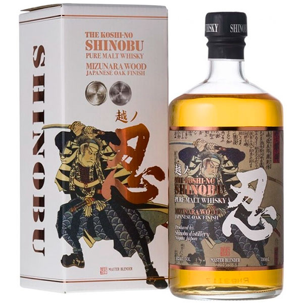 Виски Shinobu Pure Malt Mizunara Oak Finish in gift box 0,7 л фото