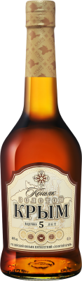 Бренди Золотой Крым 5 лет 40% 0,5 л фото