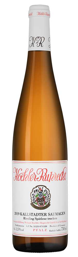 Вино Белое Сухое Koehler-Ruprecht Kallstadter Saumagen Riesling Spatlese Тrocken 2019 0,75 л фото