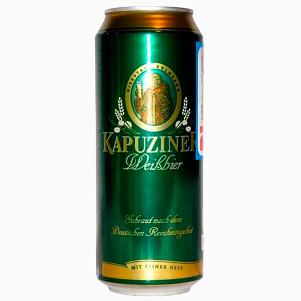 Пиво Светлое Kapuziner Weissbier in can 0,5 л фото