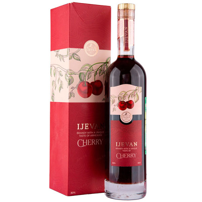Бренди Ijevan Cherry in gift box 0,5 л фото