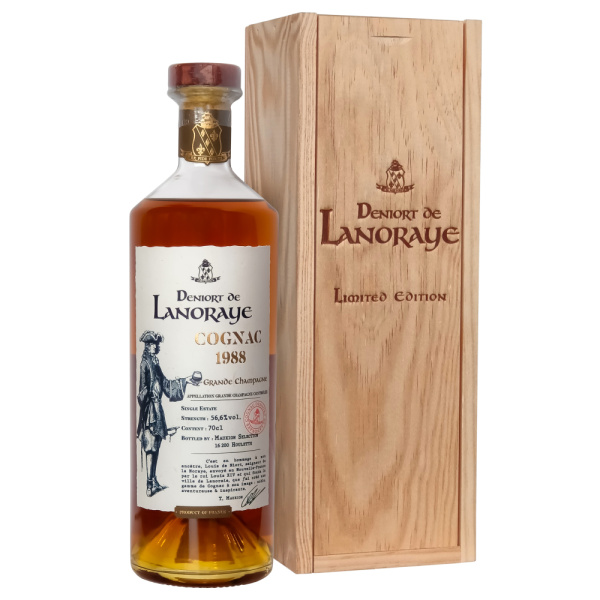 Коньяк Deniort de Lanoraye Vintage Single Estate Grande Champagne 1988 0,7 л фото