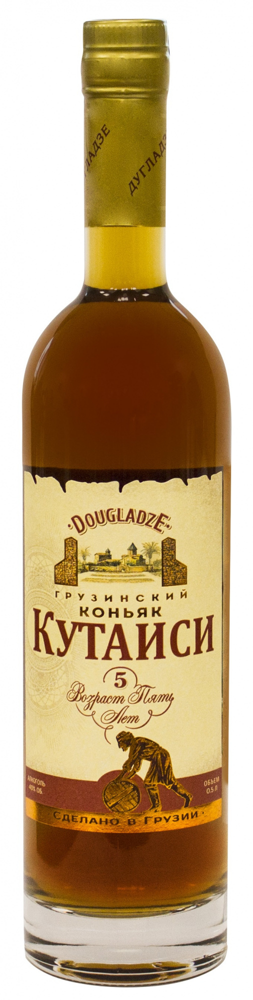 Бренди Dugladze Кутаиси 5 yo 0,5 л фото