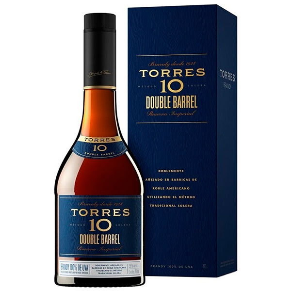 Бренди Torres 10 Double Barrel in gift box 0,7 л фото