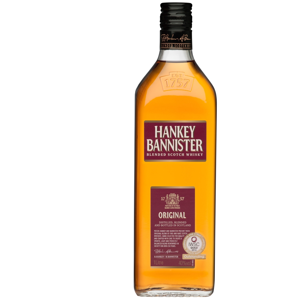 Виски Hankey Bannister Blended 1 л фото