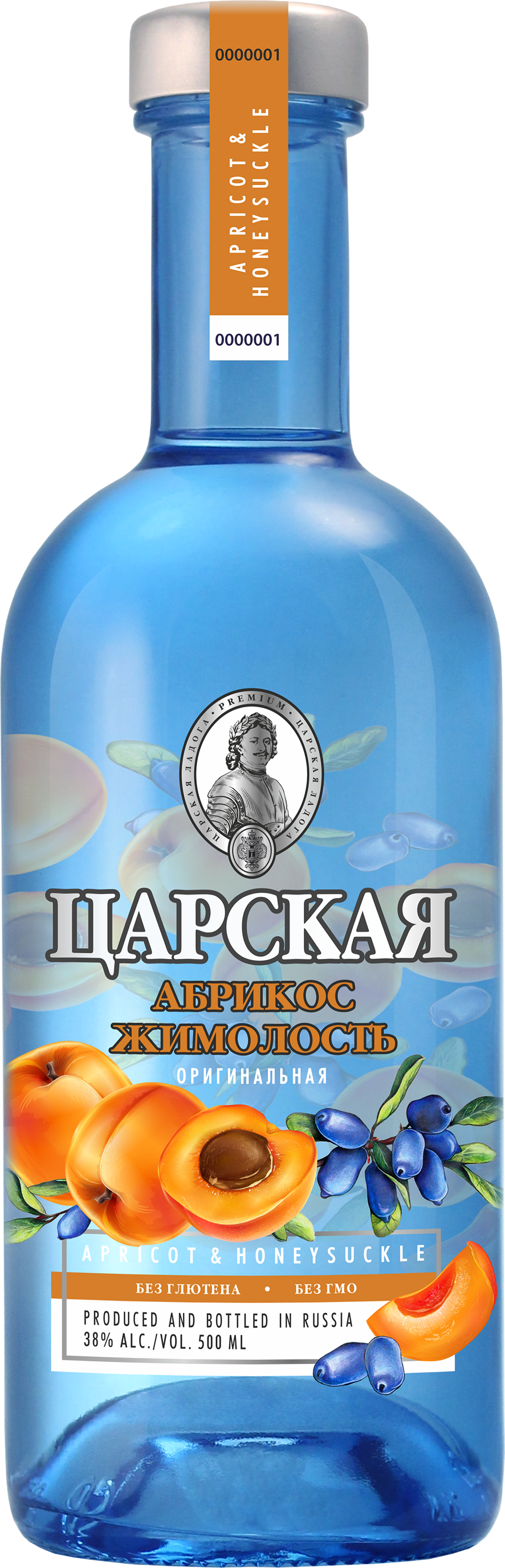 Водка Tsarskaja Original Apricot Honeysuckle 0,5 л фото