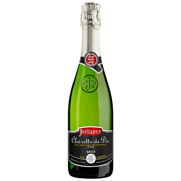 Вино игристое Белое Брют Jaillance Clairette de Die Brut 0,75 л фото