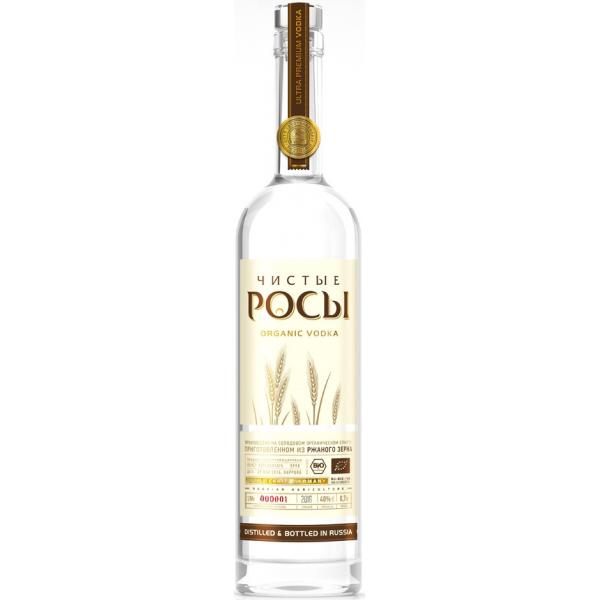 Водка Чистые Росы из Ржаного Зерна 40% 1 л фото