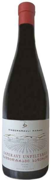 Вино Красное Сухое Kindzmarauli Marani, Saperavi Unfiltered 2022 0,75 л фото