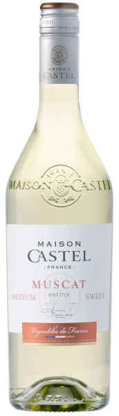 Вино Белое Полусладкое Maison Castel Muscat Pays D'Oc 2023 0,75 л фото