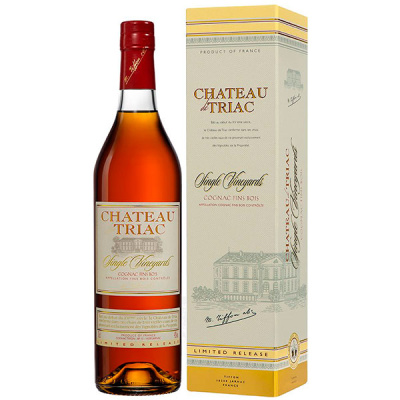 Коньяк Chateau de Triac Single Vineyards Fins Bois in gift box 0,7 л фото