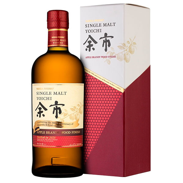 Виски Nikka Yoichi Single Malt Apple Brandy Wood Finish in gift box 0,70 л фото