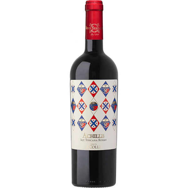 Вино Красное Сухое Bindi Sergardi Tenuta I Colli Achille Toscana Rosso 2021 0,75 л фото