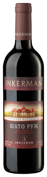 Вино Красное Полусухое Inkerman Chateau Rouge Young Collection 2022 0,7 л фото