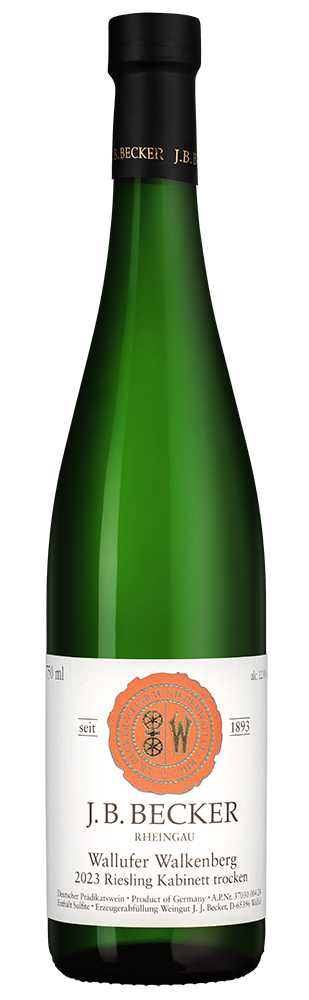 Вино Белое Полусухое J.B. Becker Wallufer Walkenberg Riesling Kabinett 2023 0,75 л фото