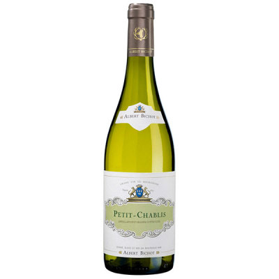 Вино Белое Сухое Albert Bichot Petit Chablis 2020 0,75 л фото
