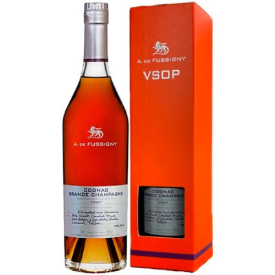 Коньяк A. de Fussigny VSOP Grande Champagne in gift box 0,7 л фото