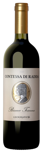 Вино Белое Сухое Geografico Contessa di Radda Bianco Toscana 2022 0,75 л фото