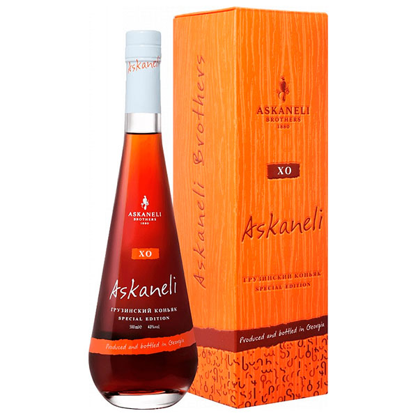 Бренди Askaneli XO in gift box 0,5 л фото