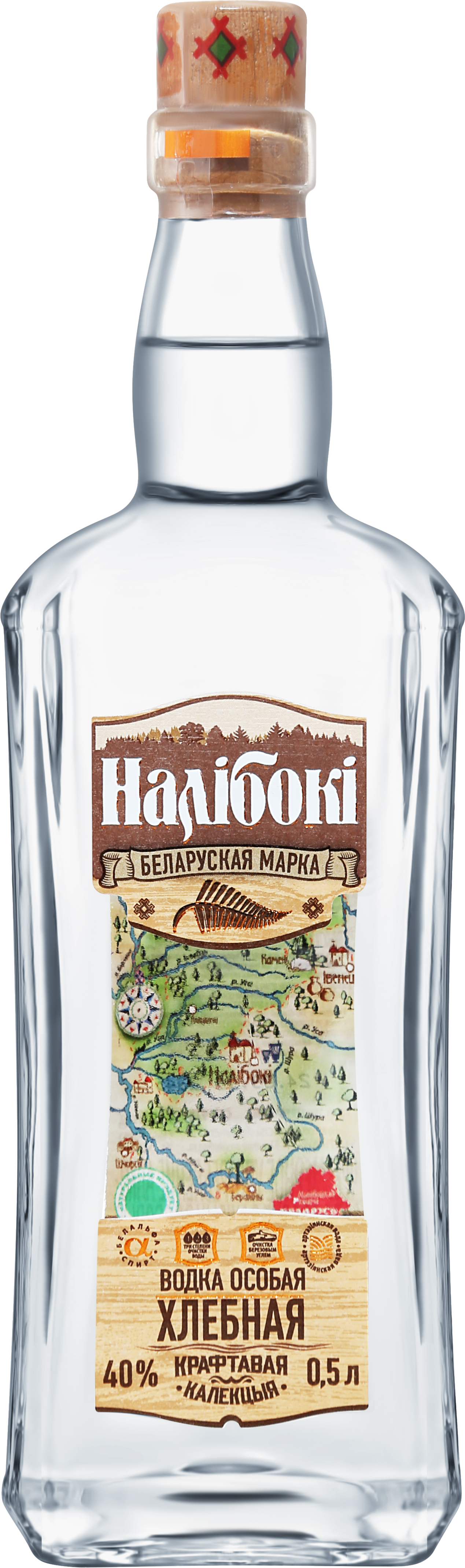 Водка Naliboki Hlebnaya 0,5 л фото