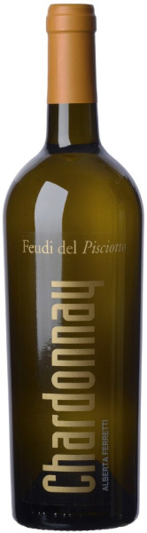 Вино Белое Сухое Feudi del Pisciotto Alberta Ferretti Chardonnay Sicilia 2021 0,75 л фото
