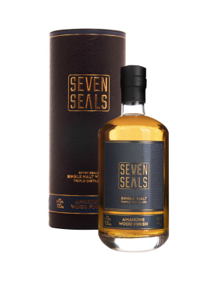 Виски Seven Seals Amarone Wood Finish Single Malt in tube 0,7 л фото