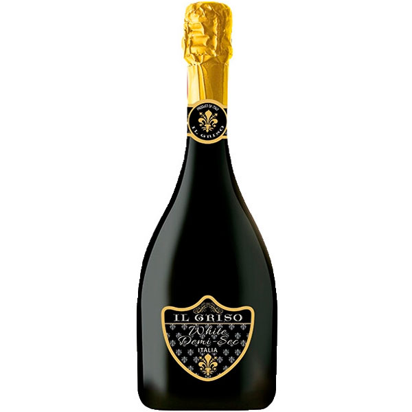 Вино игристое Белое Полусладкое Il Griso White Demi-Sec 0,75 л фото