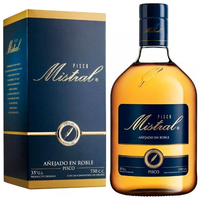 Писко Mistral Especial in gift box 0,75 л фото