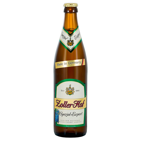 Пиво Светлое Zoller-Hof Spezial-Export 0,5 л фото