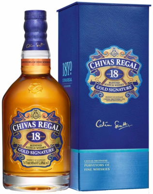 Виски Chivas Regal 18 years old in gift box 0,75 л фото