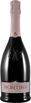 Вино игристое Розовое Полусухое La Montina Franciacorta Rose Demi Sec 0,75 л фото