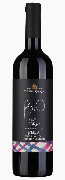 Вино Красное Сухое Trevisana Merlot Veneto Bio Vegan 2020 0,75 л фото