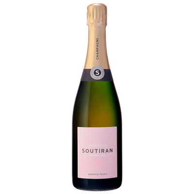Шампанское Soutiran Grand Cru Brut Rose Champagne 0,75 л фото