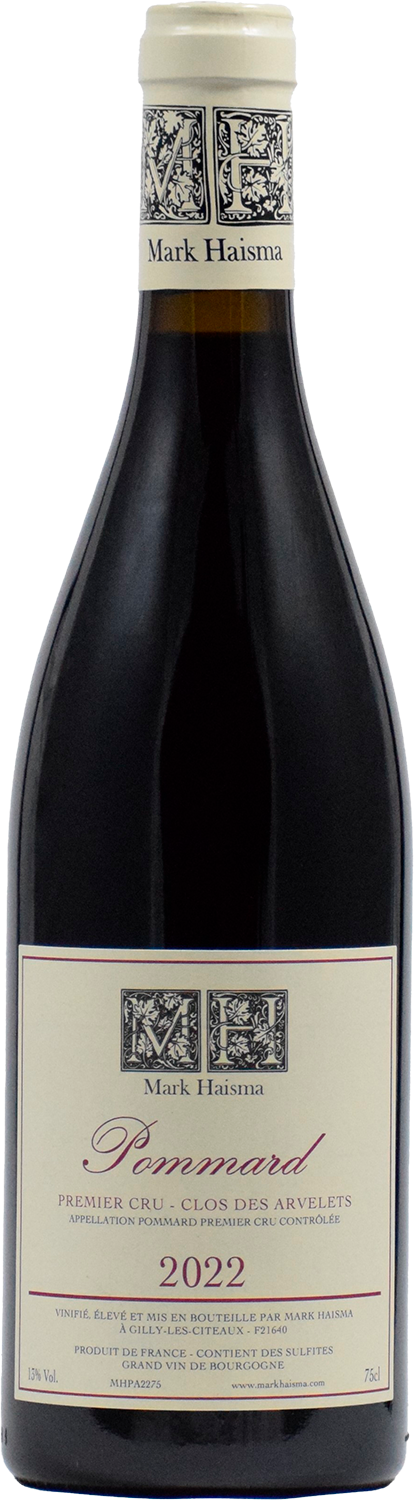 Вино Красное Сухое Mark Haisma Clos Des Arvelets Pommard 1er Cru 2022 0,75 л фото