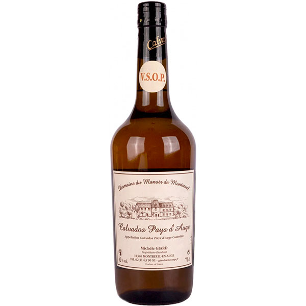 Кальвадос Domaine du Manoir de Montreuil VSOP Calvados Pays d'Auge 0,7 л фото