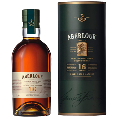 Виски Aberlour Aged 16 Years Double Cask Matured Single Malt Speyside 43% in tube 0,7 л Виски Aberlour Aged 16 Years Double Cask Matured Single Malt Speyside 43% in tube 0,7 л фото