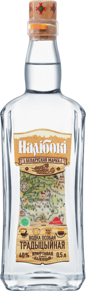 Водка Налибоки Традиционная 40% 0,5 л фото