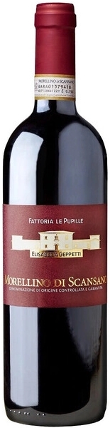 Вино Красное Сухое Fattoria Le Pupille Morellino di Scansano 2021 0,75 л фото