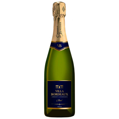 Вино игристое Белое Брют Villa Bordeaux Blanc Cremant de Bordeaux 0,75 л Вино игристое Белое Брют Villa Bordeaux Blanc Cremant de Bordeaux 0,75 л фото