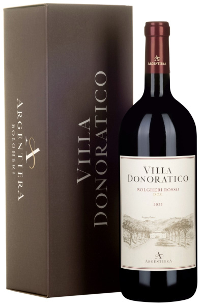 Вино Красное Сухое Tenuta Argentiera Villa Donoratico in giftbox 2022 1,5 л фото