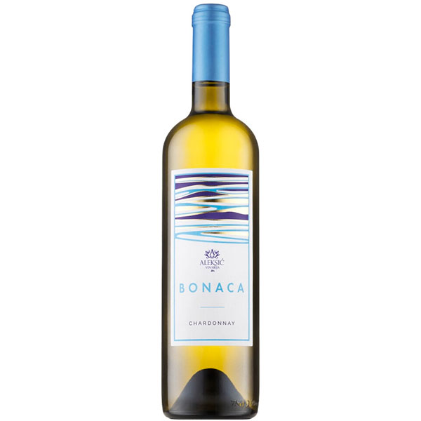 Вино Белое Сухое Aleksic Bonaca Chardonnay 2021 0,75 л фото