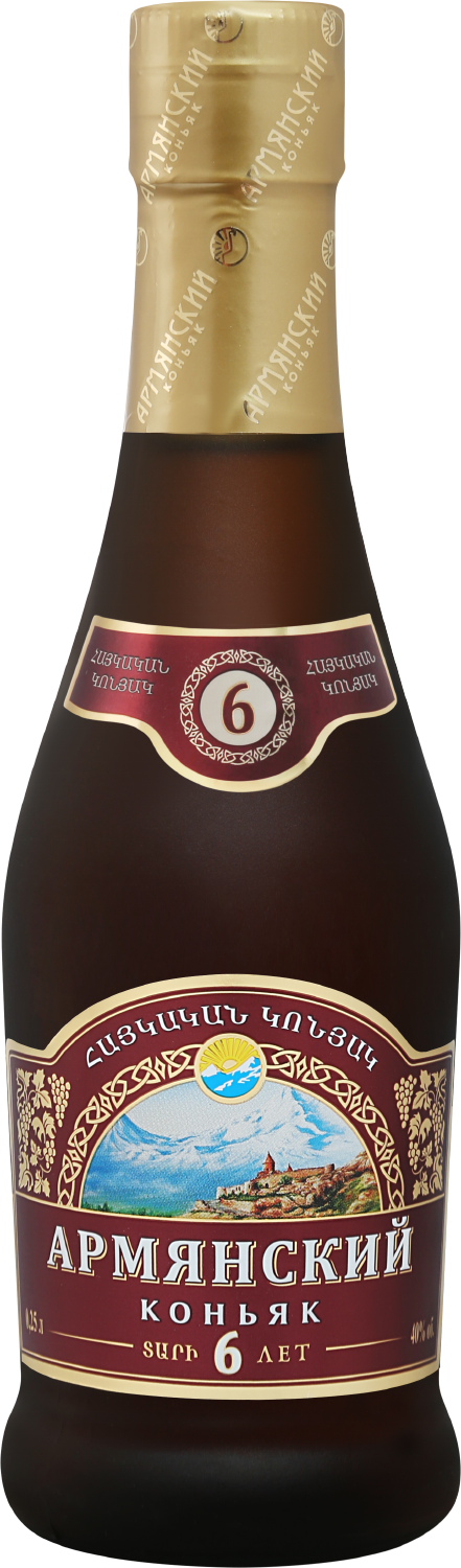 Коньяк Vedi-Alco Armenian Brandy 6 yo 0,25 л фото