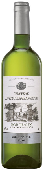 Вино Белое Сухое Chateau Coustaut La Grangeotte 2021 0,75 л фото